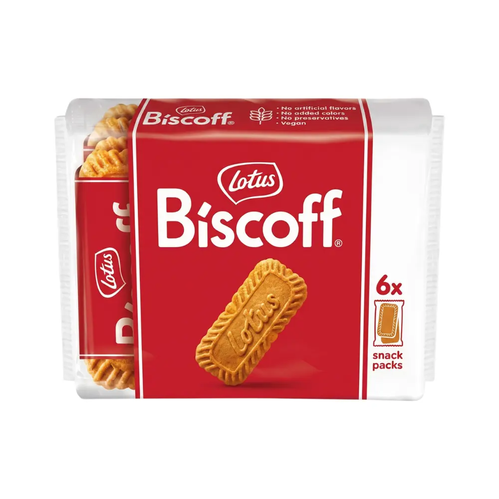 Bánh Quy Quế, Biscoff, Original Caramelised Biscuit, 6 Cái (93g) - LOTUS