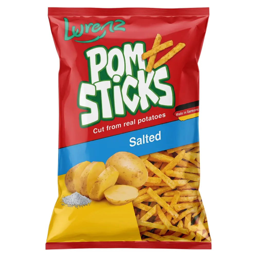 Khoai Tây Chiên Vị Muối, Pomsticks, Salted (85g) - LORENZ