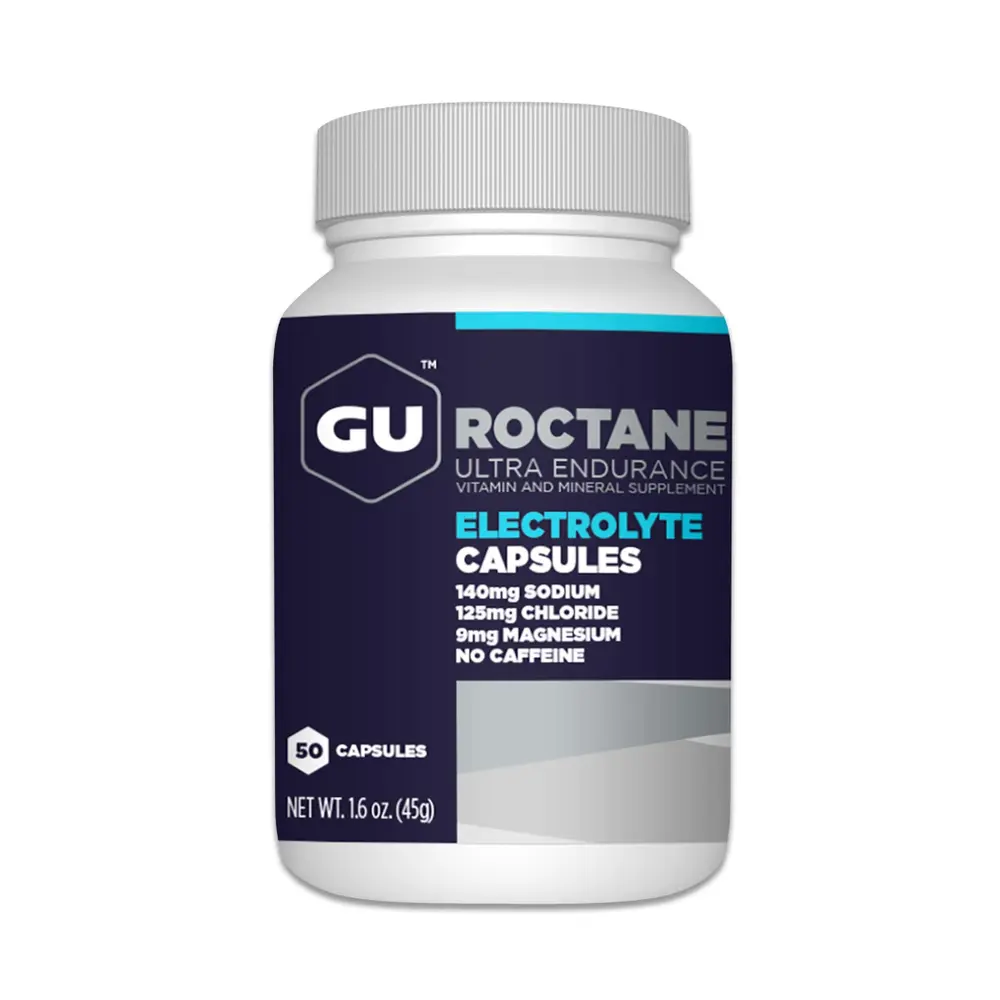 Muối Điện Giải, Roctane Electrolyte Capsules, No Caffeine, 50 Viên, 1.6 oz (45g) - GU