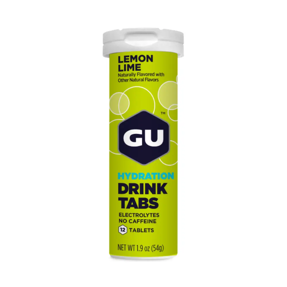 Viên Sủi Hoà Tan Bổ Sung Điện Giải Hương Chanh, Hydration Drink Tabs, Lemon Lime, 12 Viên, 1.9 oz (54g) - GU