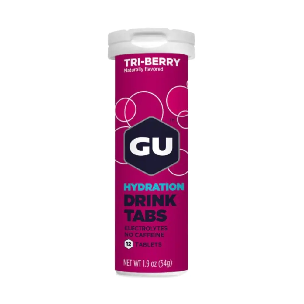 Viên Sủi Hoà Tan Bổ Sung Điện Giải Hương Quả Mọng, Hydration Drink Tabs, Tri-Berry, 12 Viên, 1.9 oz (54g) - GU