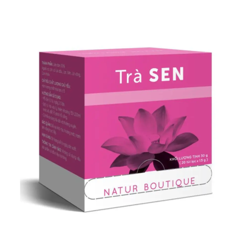 Trà Sen, Lotus Tea, 20 Túi Lọc (30g) - NATUR BOUTIQUE