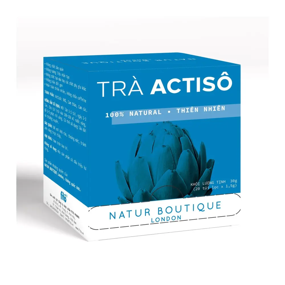 Trà Actisô, Artichoke Tea, 20 Túi Lọc (30g) - NATUR BOUTIQUE