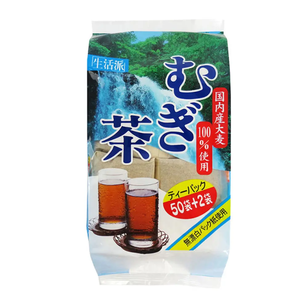 Trà Lúa Mạch, Japanese Roasted Barley Tea, 52 Gói (416g) - KANPY