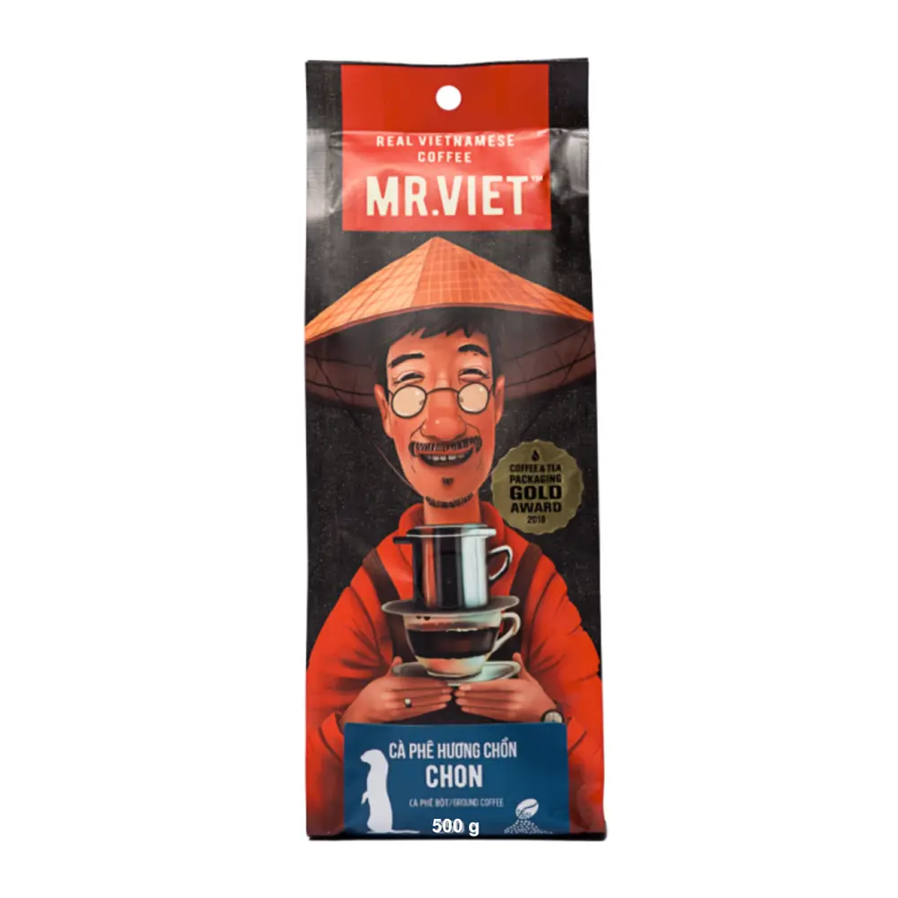 Cà Phê Hương Chồn, Chon Ground Coffee, 17.6 oz (500g) - MR. VIET