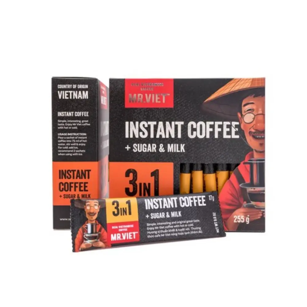 Cà Phê Hoà Tan 3 Trong 1, Instant Coffee 3 in 1 (85g) - MR. VIET