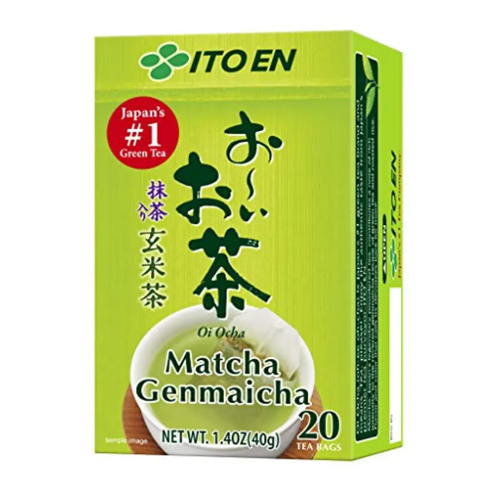 Trà Xanh Gạo Rang Túi Lọc, Oi Ocha Matcha Genmaicha, 20 Túi, 1.4 oz (40g) - ITO EN
