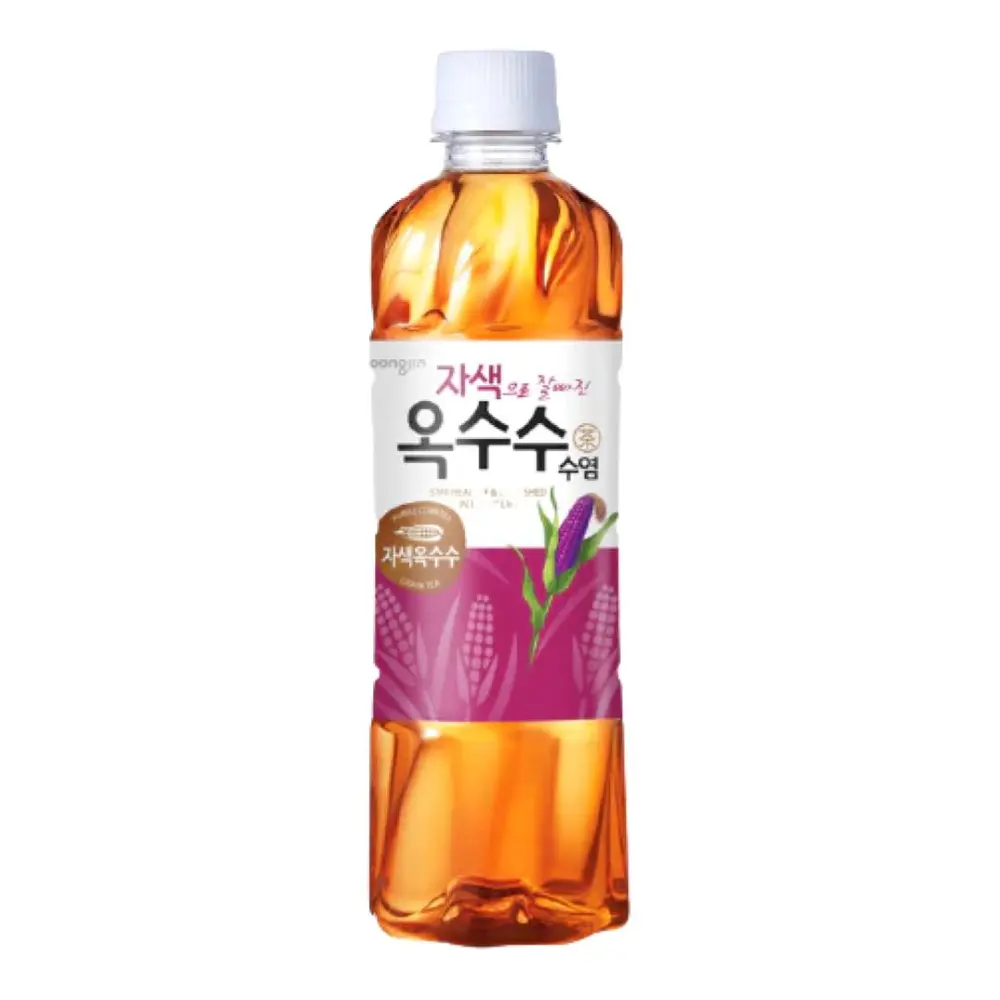 Trà Râu Bắp Không Đường, Corn Silk Tea, No Sugar Added (500ml) - WOONGJIN