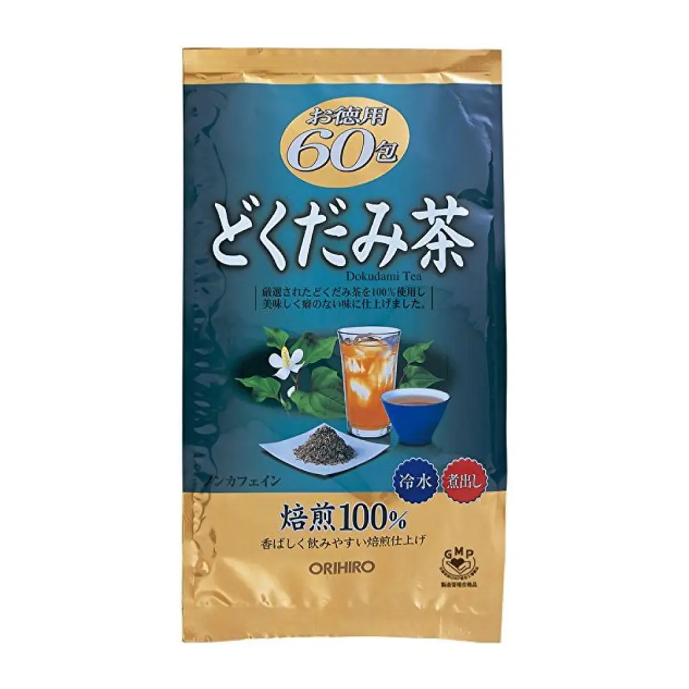 Trà Diếp Cá Thải Độc, Dokudami Tea, 60 Gói (180g) - ORIHIRO
