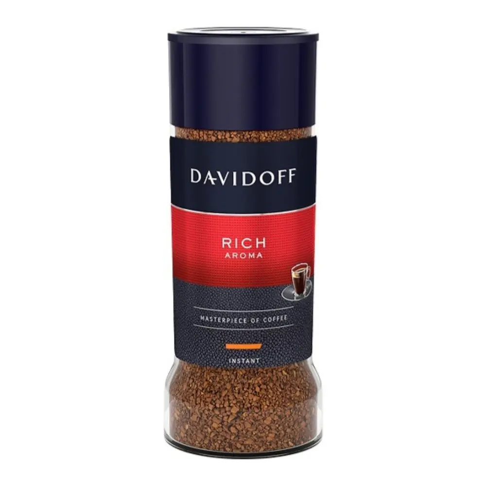 Cà Phê Hòa Tan, Rich Aroma Vivid & Spicy Instant Coffee, 100% Arabica (100g) - DAVIDOFF