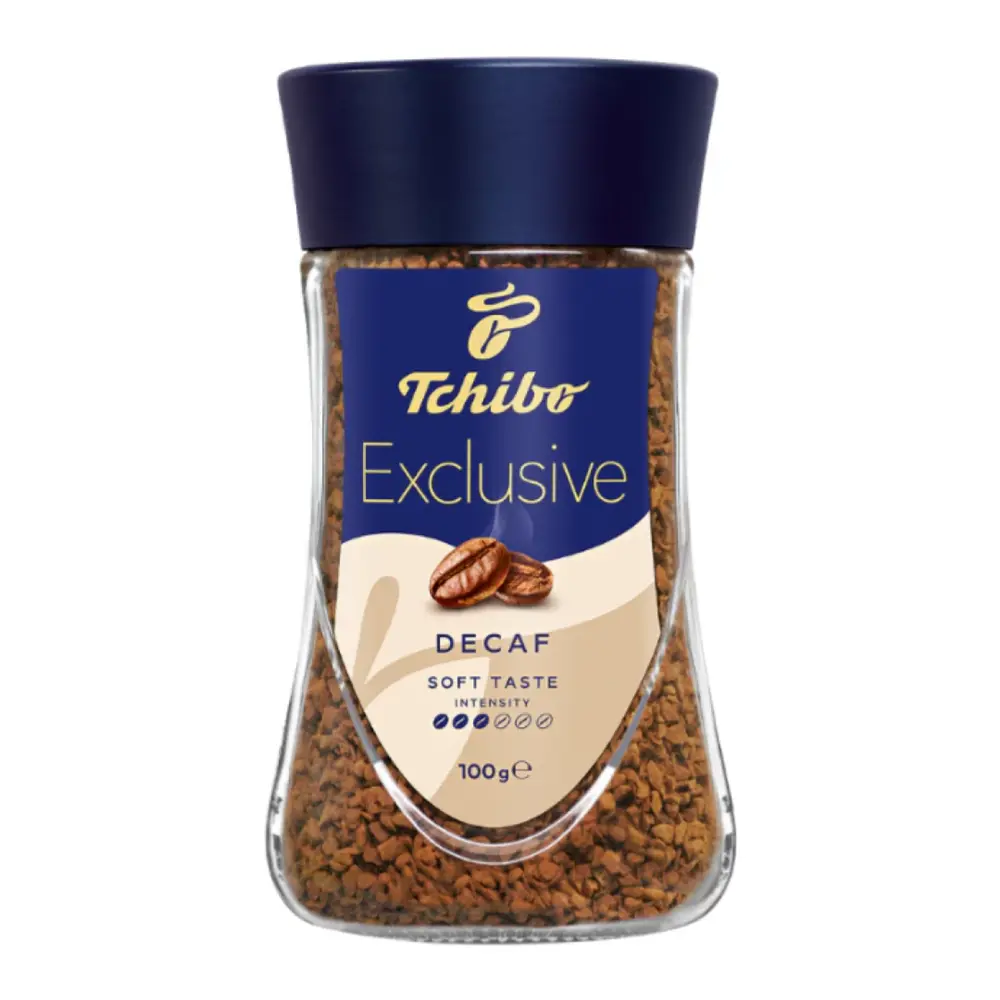 Cà Phê Hòa Tan, Exclusive Decaf Instant Coffee, 3.5 oz (100g) - TCHIBO