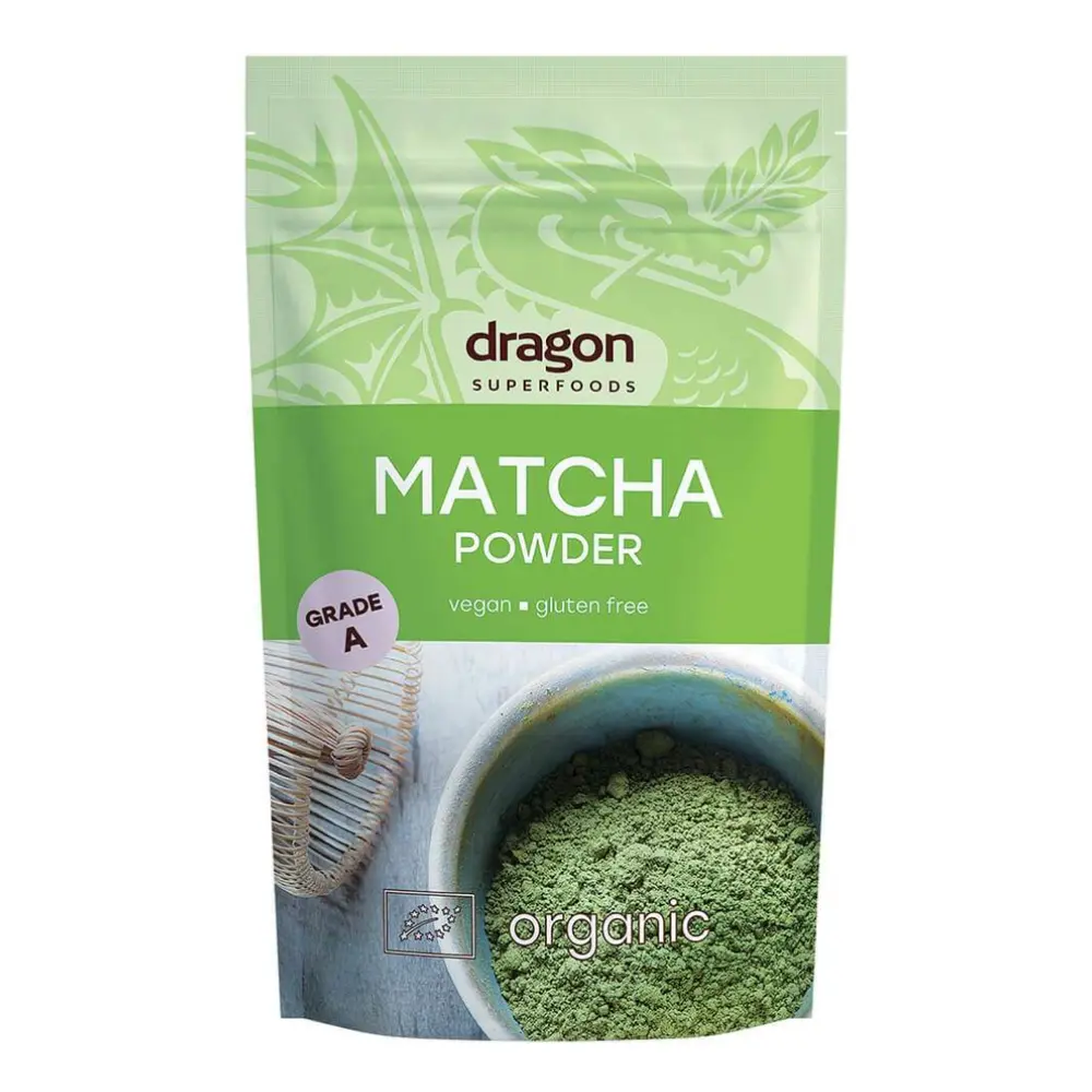 Bột Matcha Hữu Cơ, Organic Matcha Powder (100g) - DRAGON SUPERFOODS