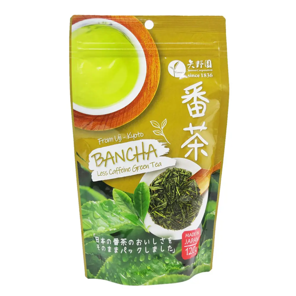 Trà Xanh Bancha, Less Caffeine Green Tea, Bancha from Uji - Kyoto (120g) - YANOEN