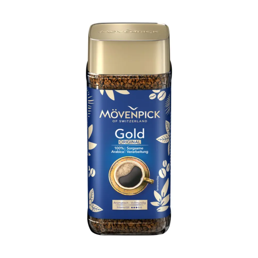 Cà Phê Hòa Tan, Gold Original, 100% Arabica (100g) - MOVENPICK