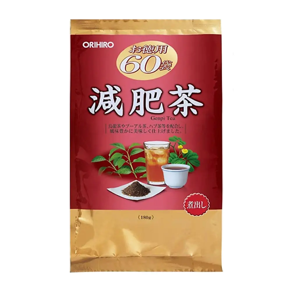 Trà Giảm Mỡ Bụng, Genpi Tea, 60 Gói (180g) - ORIHIRO