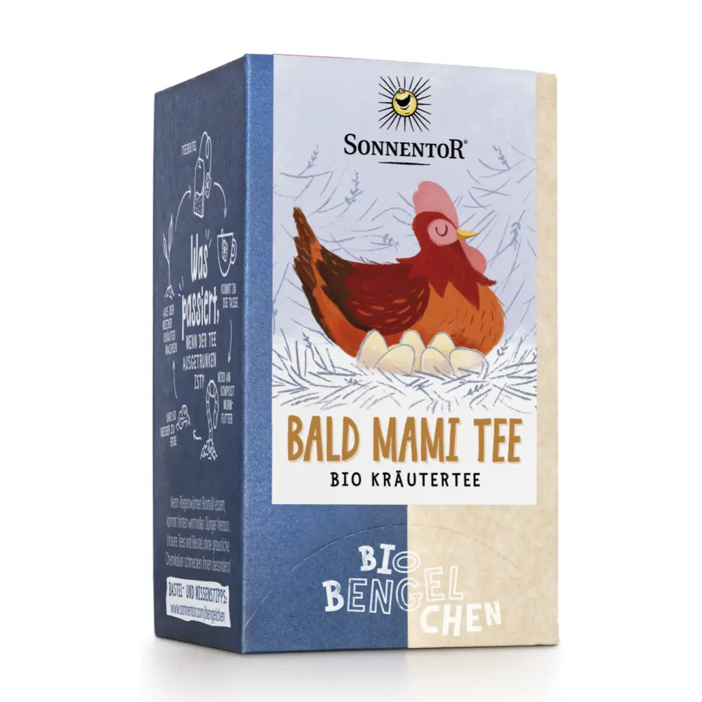 Trà Trái Cây Thảo Mộc Hữu Cơ Dành Cho Mẹ Bầu, Bald Mami Tee, 18 Gói (21.6g) - SONNENTOR