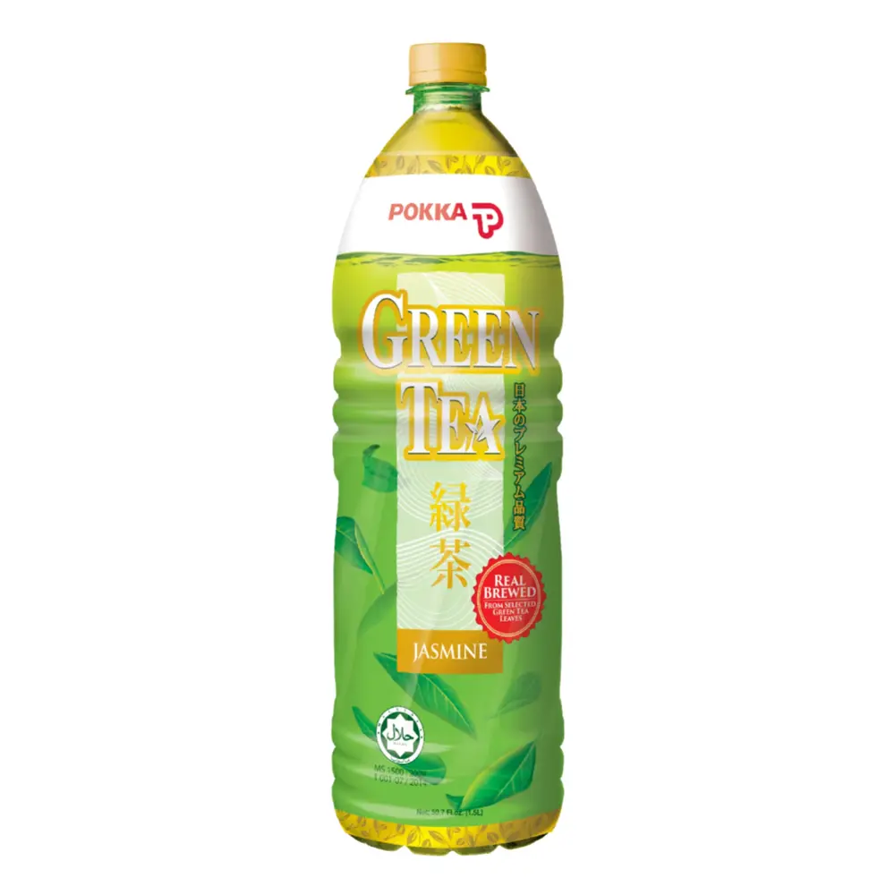 Trà Xanh Hoa Lài, Jasmine Green Tea, 50.7 fl oz (1.5L) - POKKA