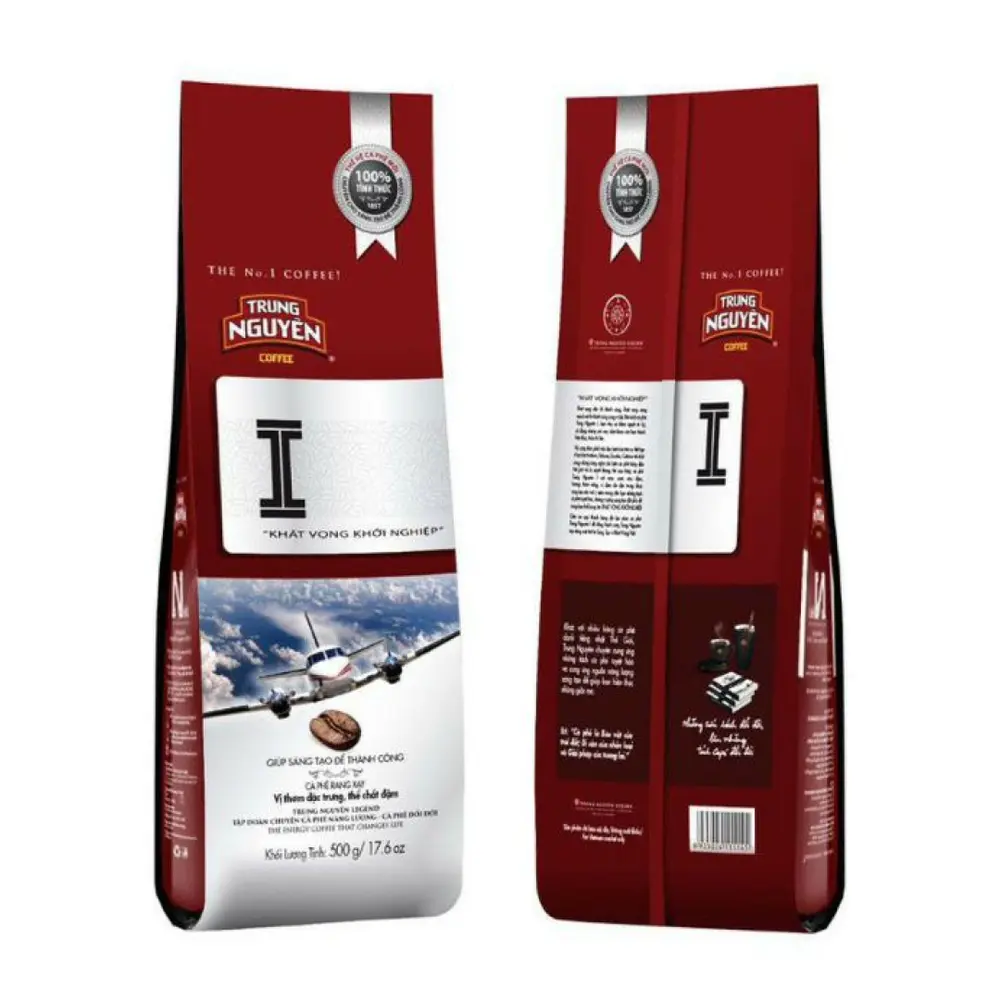 Cà Phê Rang Xay I "Khát Vọng Khởi Nghiệp", Ground Coffee, 17.6 oz (500g) - TRUNG NGUYEN
