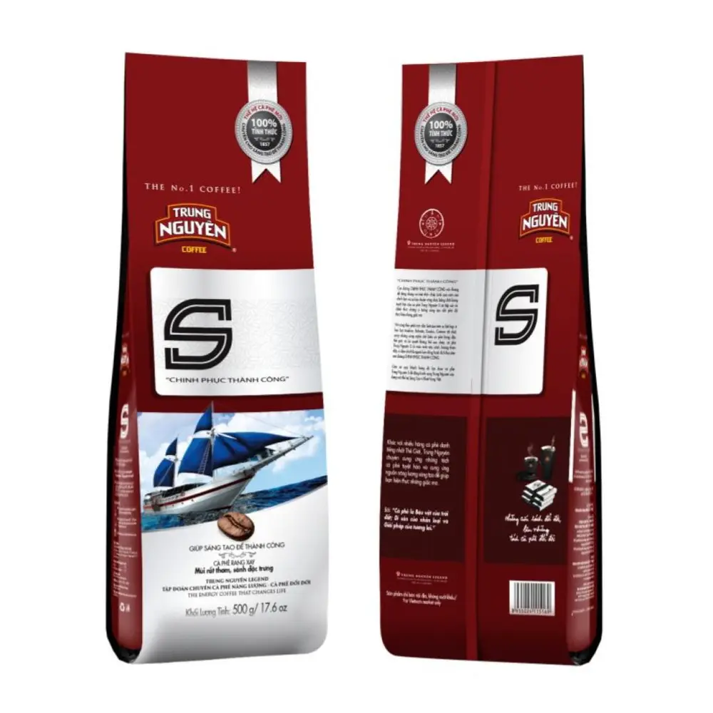 Cà Phê Rang Xay S "Chinh Phục Thành Công", Ground Coffee, 17.6 oz (500g) - TRUNG NGUYEN