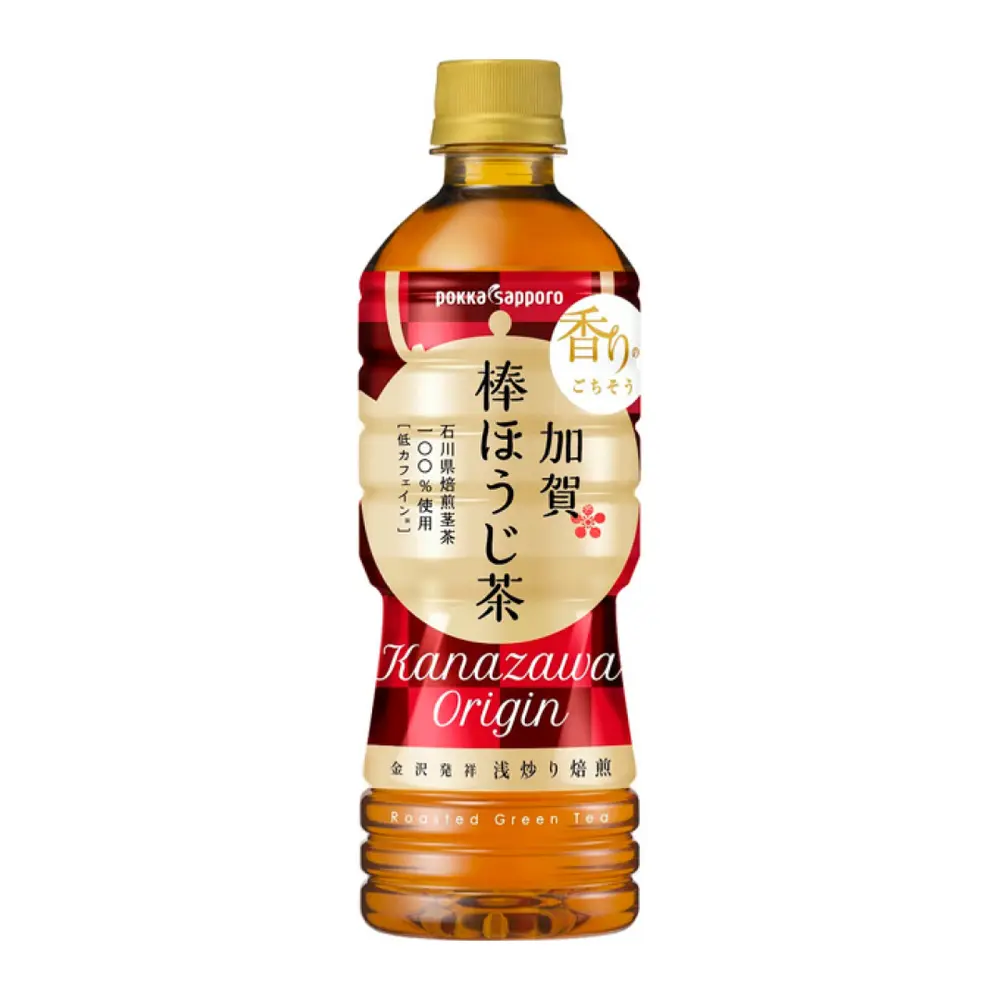 Trà Rang Nhật, Kagabo Hojicha, Kanazawa Origin Roasted Green Tea (525ml) - POKKA SAPPORO