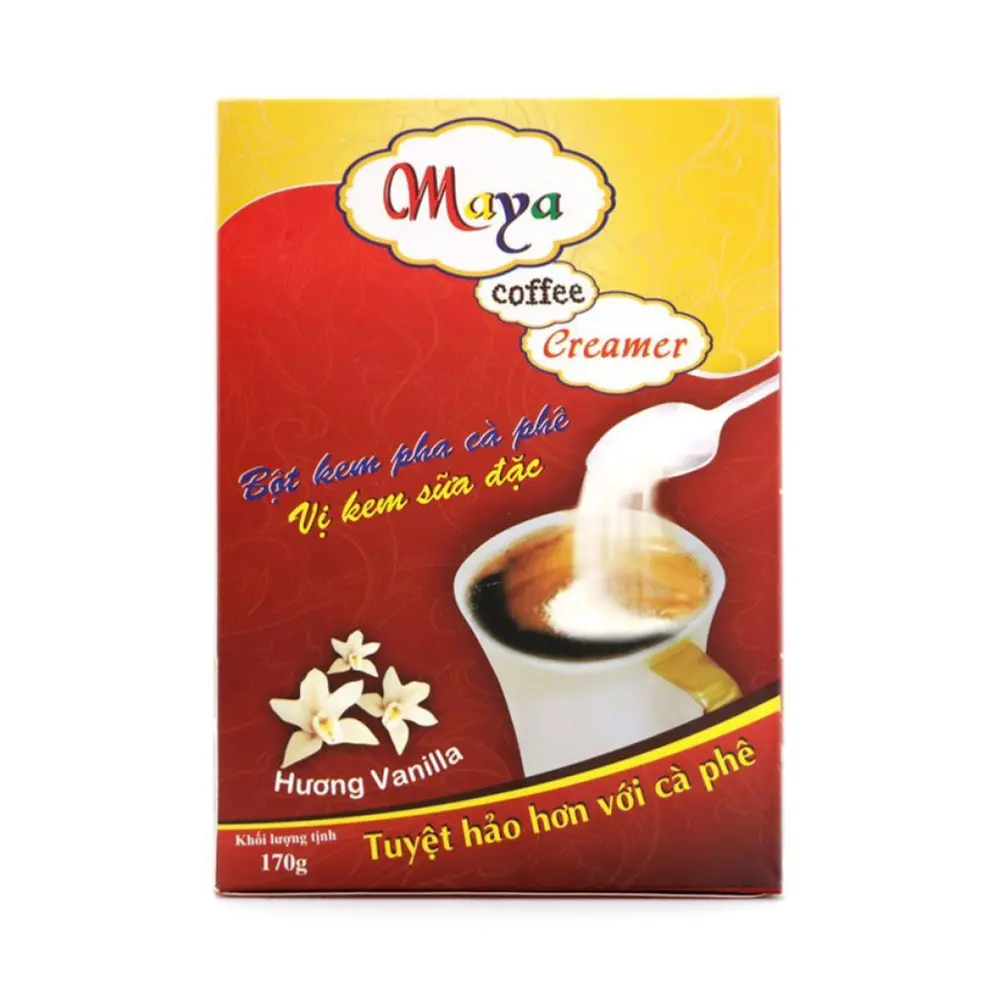 Bột Kem Pha Cà Phê Hương Vani, Coffee Creamer Powder, Vanilla (170g) - MAYA