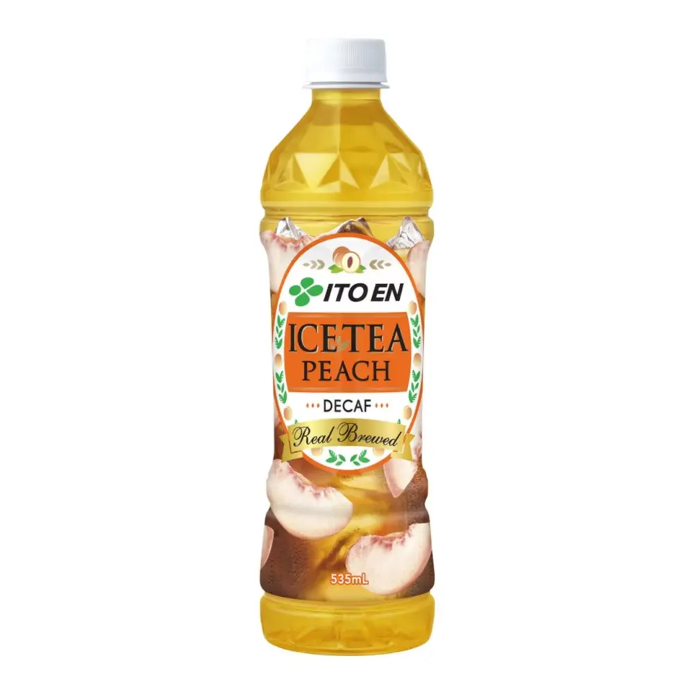 Trà Đào, Ice Tea Peach, Decaf Real Brewed (535ml) - ITO EN