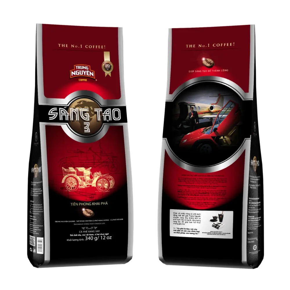 Cà Phê Rang Xay Sáng Tạo 3, Arabica Ground Coffee (340g) - TRUNG NGUYEN