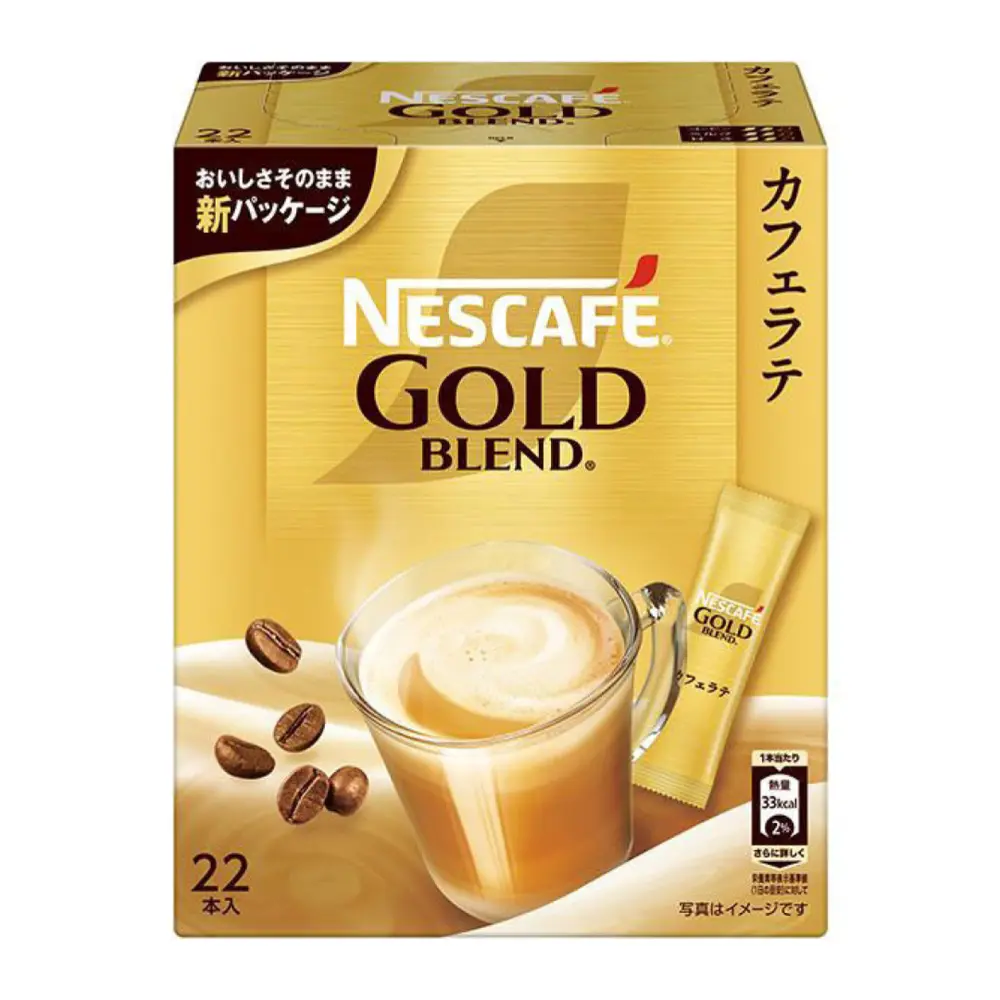 Cà Phê Hòa Tan, Gold Blend, Original Stick Coffee, 22 + 2 Gói (173.8g) - NESCAFE