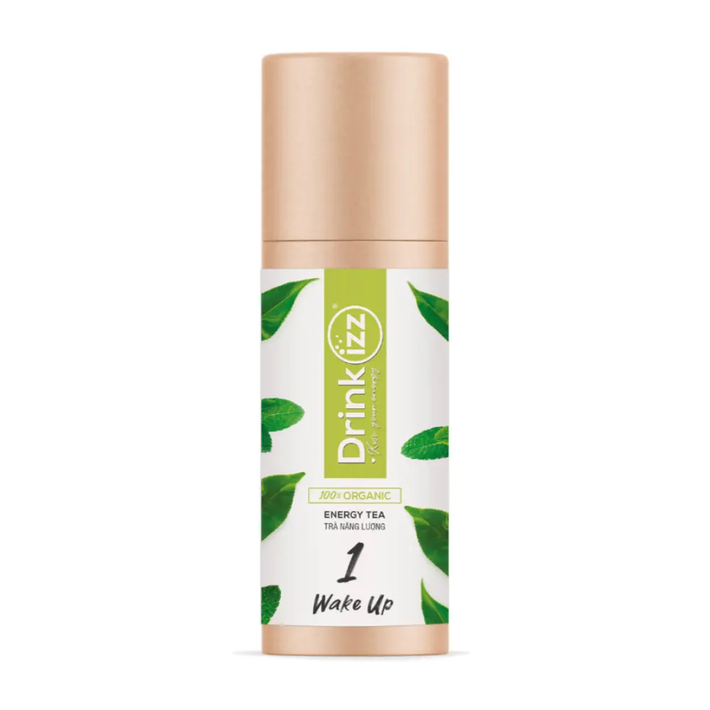 Trà Năng Lượng Hữu Cơ Tỉnh Táo, 100% Organic Energy Tea, No. 1 Wake Up, 12 Túi Lọc (30g) - DRINKIZZ