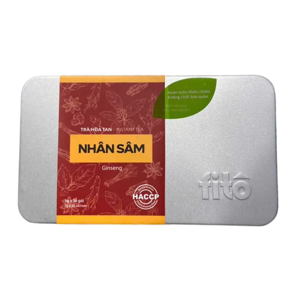 Trà Hòa Tan Nhân Sâm, Ginseng Instant Tea, 36 Gói (108g) - FITO