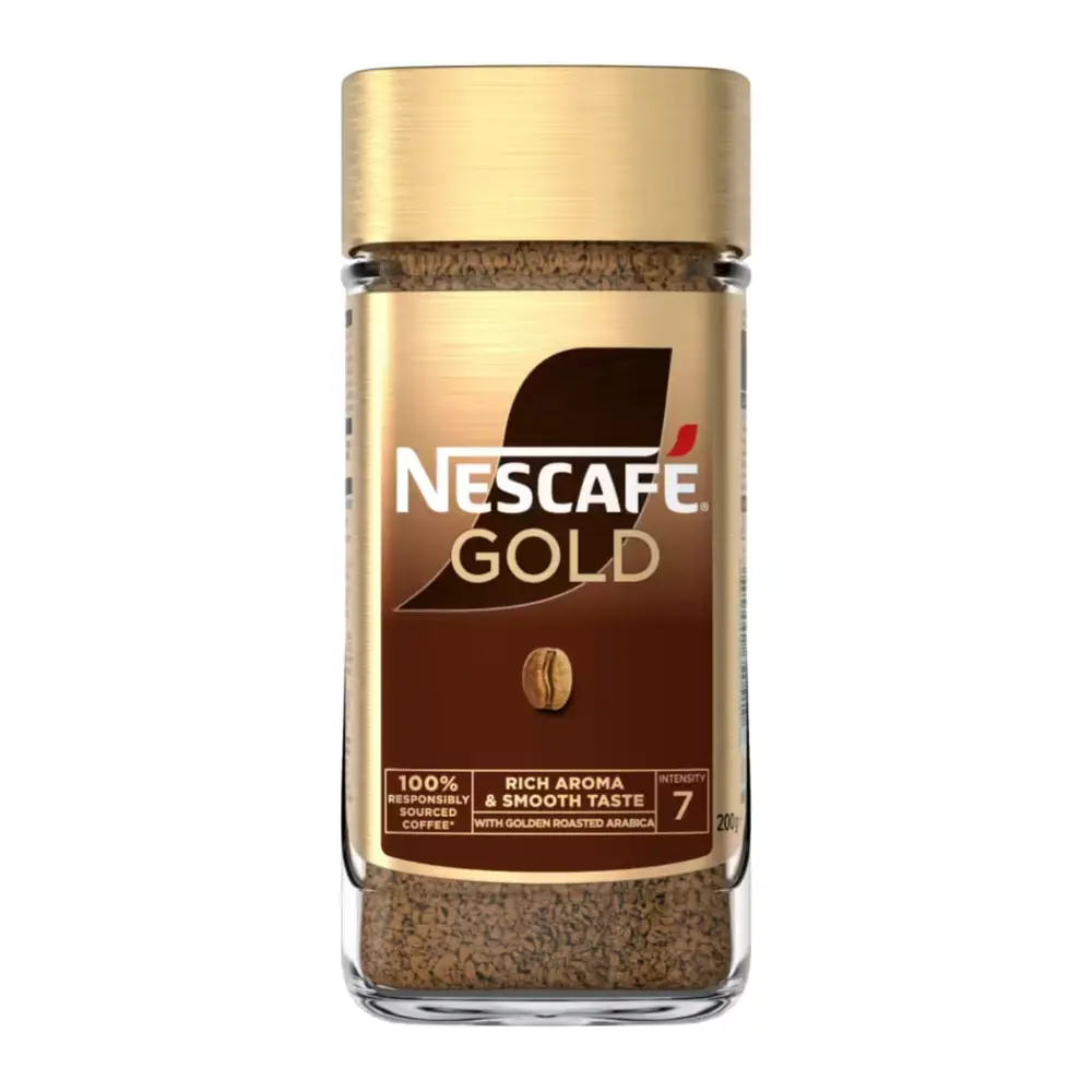 Cà Phê Hoà Tan, Gold, with Golden Roasted Arabica, Intensity 7 (200g) - NESCAFE