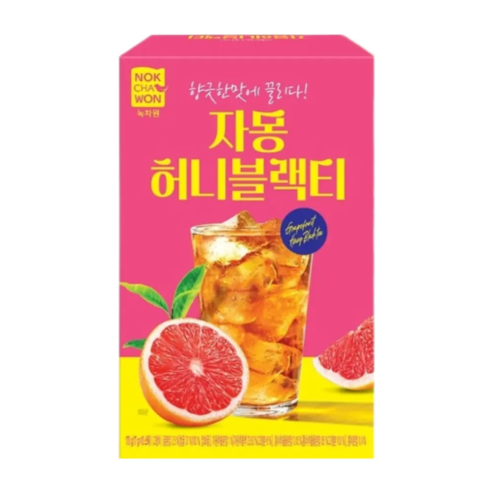 Trà Đen Mật Ong Bưởi Hồng, Grapefruit Honey Black Tea, 10 Gói (170g) - NOKCHAWON