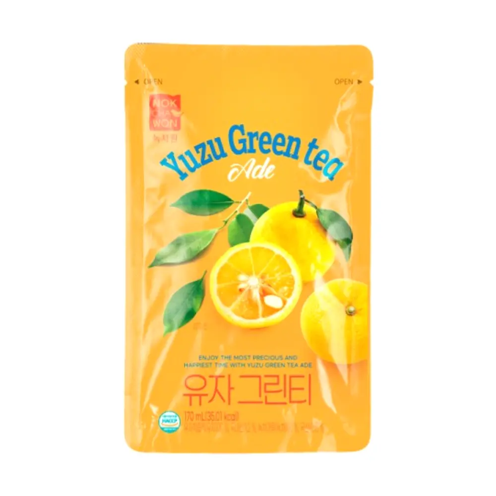 Trà Xanh Thanh Yên, Yuzu Green Tea Ade (170ml) - NOKCHAWON