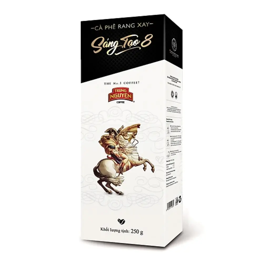 Cà Phê Rang Xay Sáng Tạo 8, Ground Coffee (250g) - TRUNG NGUYEN