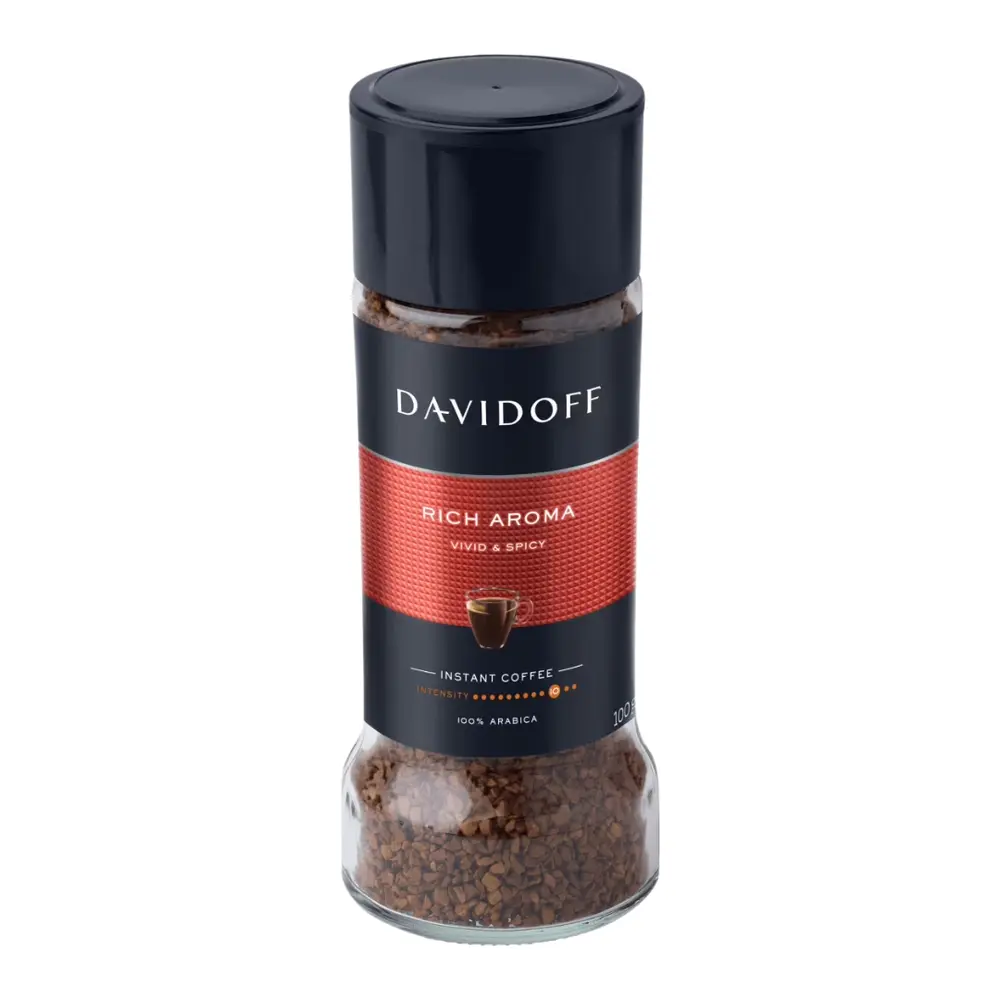 Cà Phê Hòa Tan, Rich Aroma Instant Coffee, 100% Arabica (90g) - DAVIDOFF