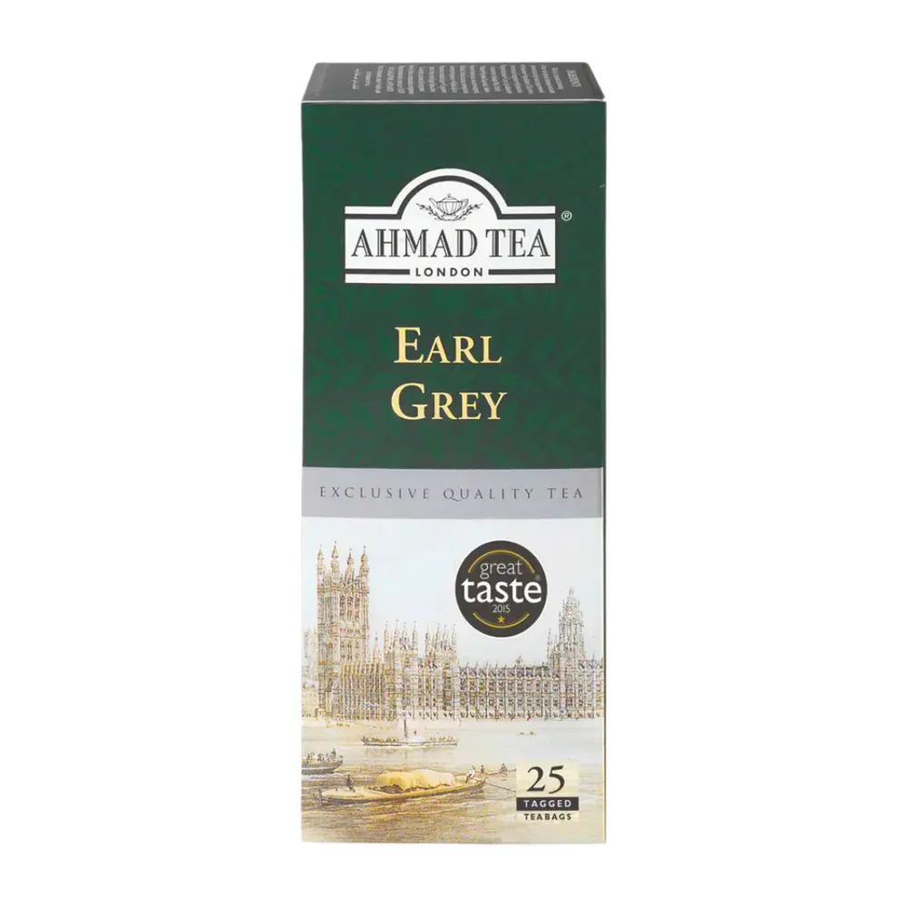 Trà Đen Bá Tước, Earl Grey, 25 Túi Lọc (50g) - AHMAD TEA