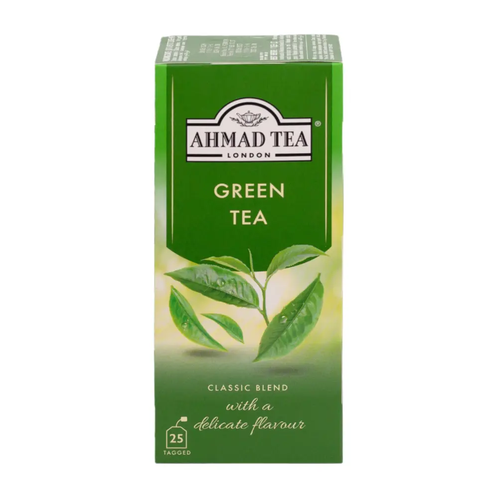 Trà Xanh, Green Tea, 25 Túi Trà (50g) - AHMAD TEA