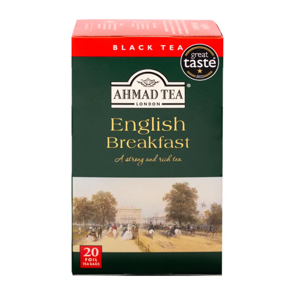 Trà Đen Buổi Sáng, English Breakfast, 20 Túi (40g) - AHMAD TEA