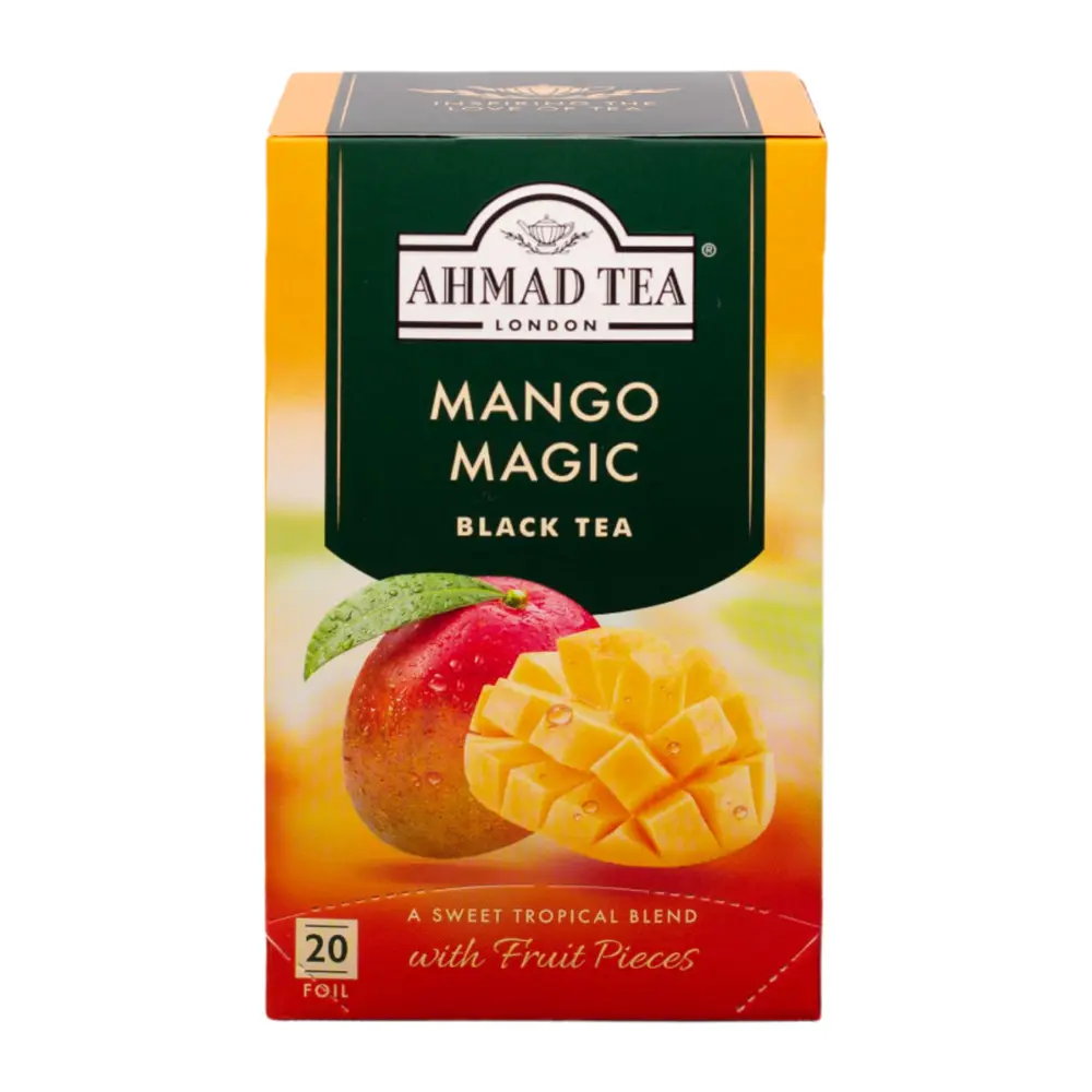 Trà Đen Vị Xoài, Mango Magic Black Tea, 20 Túi (40g) - AHMAD TEA