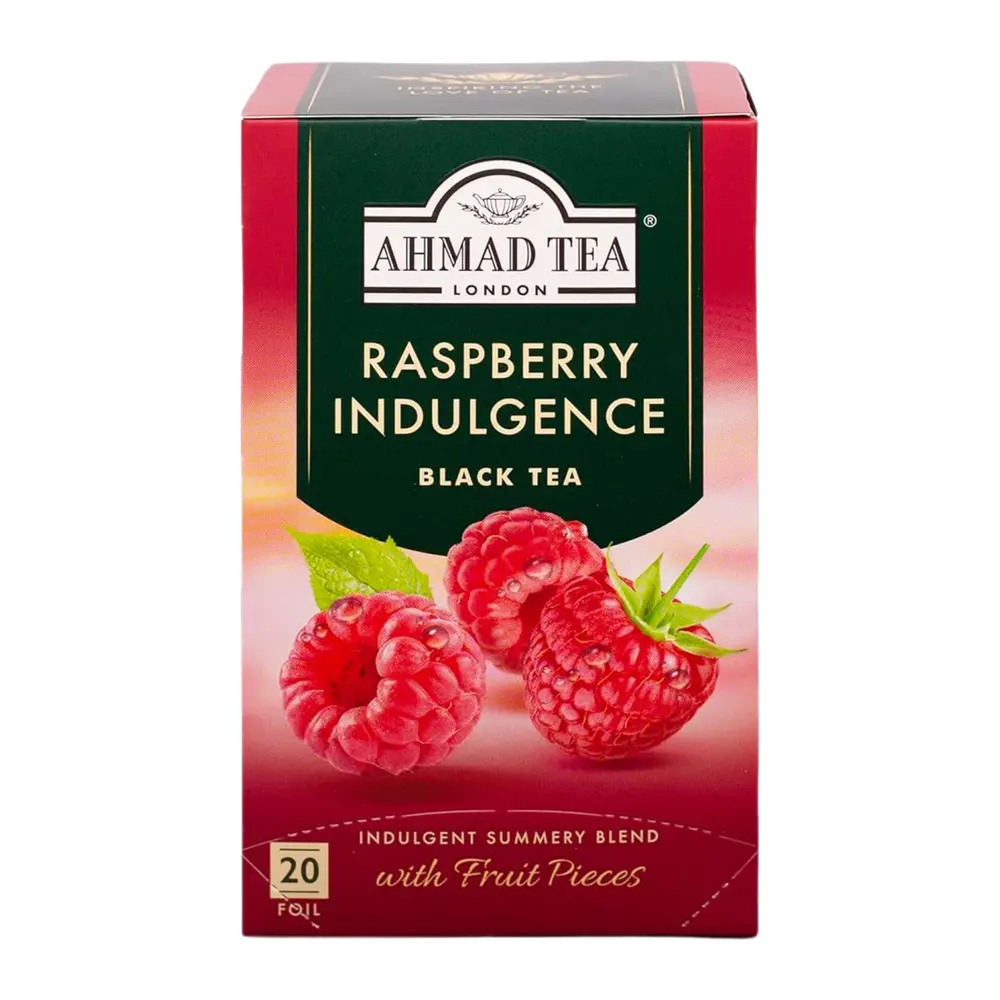Trà Đen Vị Mâm Xôi, Raspberry Indulgence Black Tea, 20 Túi (40g) - AHMAD TEA