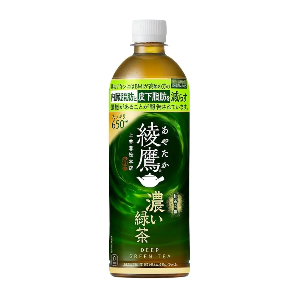 Trà Xanh Đậm Trà, Ayataka, Strong Deep Green Tea (650ml) - COCA COLA