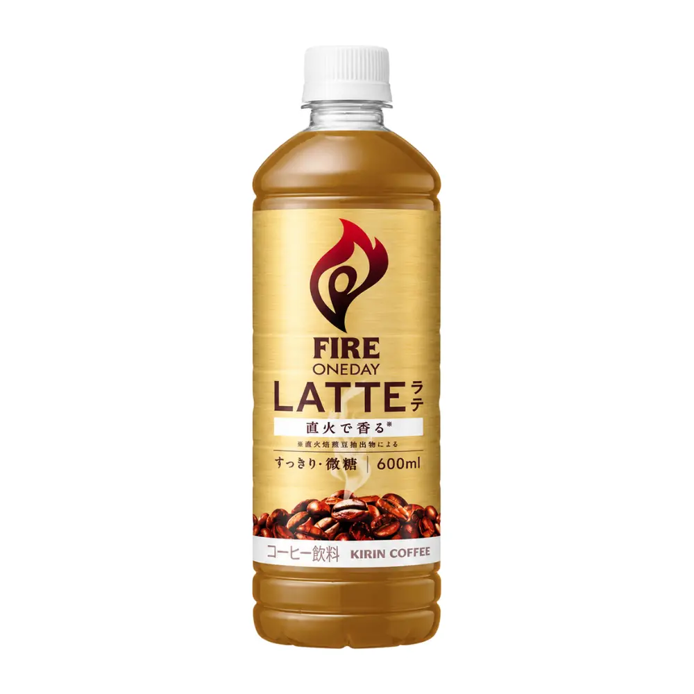Cà Phê Sữa Ít Đường, Fire One Day Latte, Light Sugar (600ml) - KIRIN
