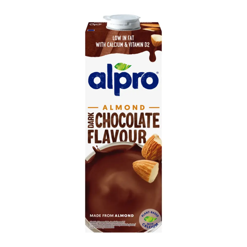 Sữa Hạnh Nhân Socola Đen, Almond Drink, Dark Chocolate Flavour (1L) - ALPRO