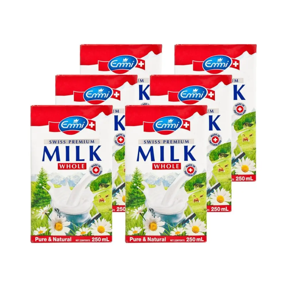 Sữa Tươi Nguyên Kem, Swiss Premium Milk, Whole (250ml) - EMMI