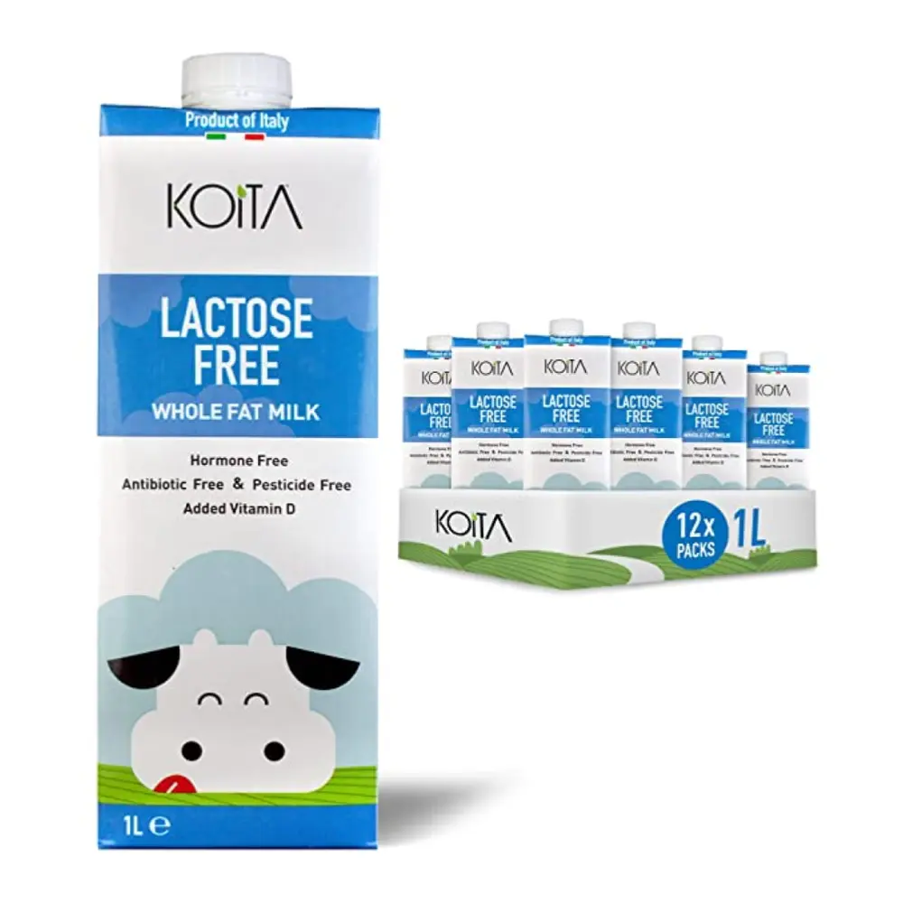 Sữa Bò Nguyên Kem, Whole Fat Milk, Lactose Free (1L) - KOITA