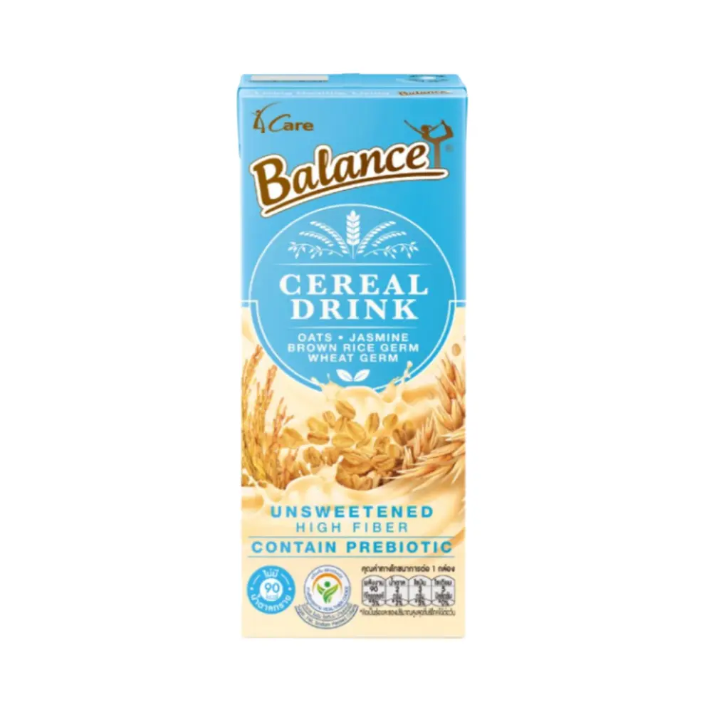 Sữa Hạt Ngũ Cốc Không Đường, Cereal Drink, Unsweetened (180ml) - 4CARE BALANCE