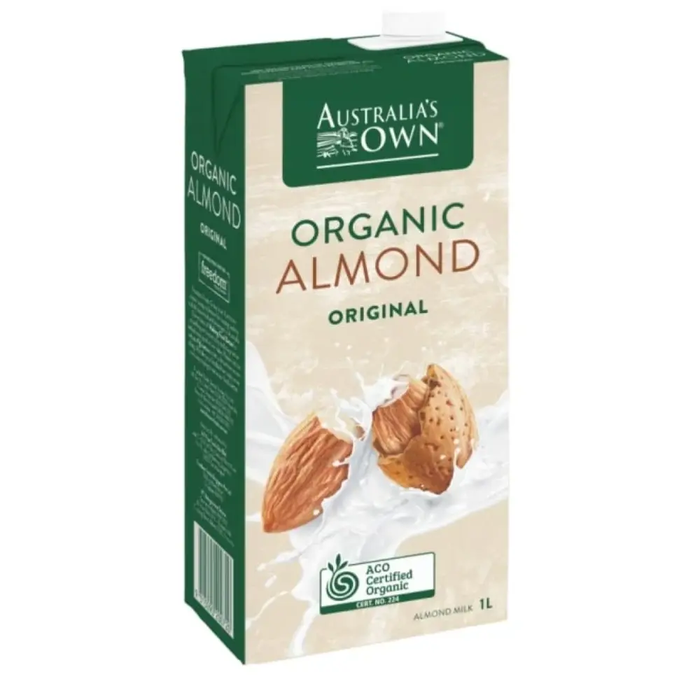 Sữa Hạnh Nhân Hữu Cơ, Organic Almond Milk, Original (1L) - AUSTRALIA'S OWN