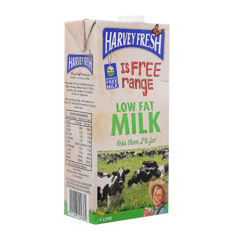 Sữa Tiệt Trùng Ít Béo, Low Fat Milk (1L) - HARVEY FRESH