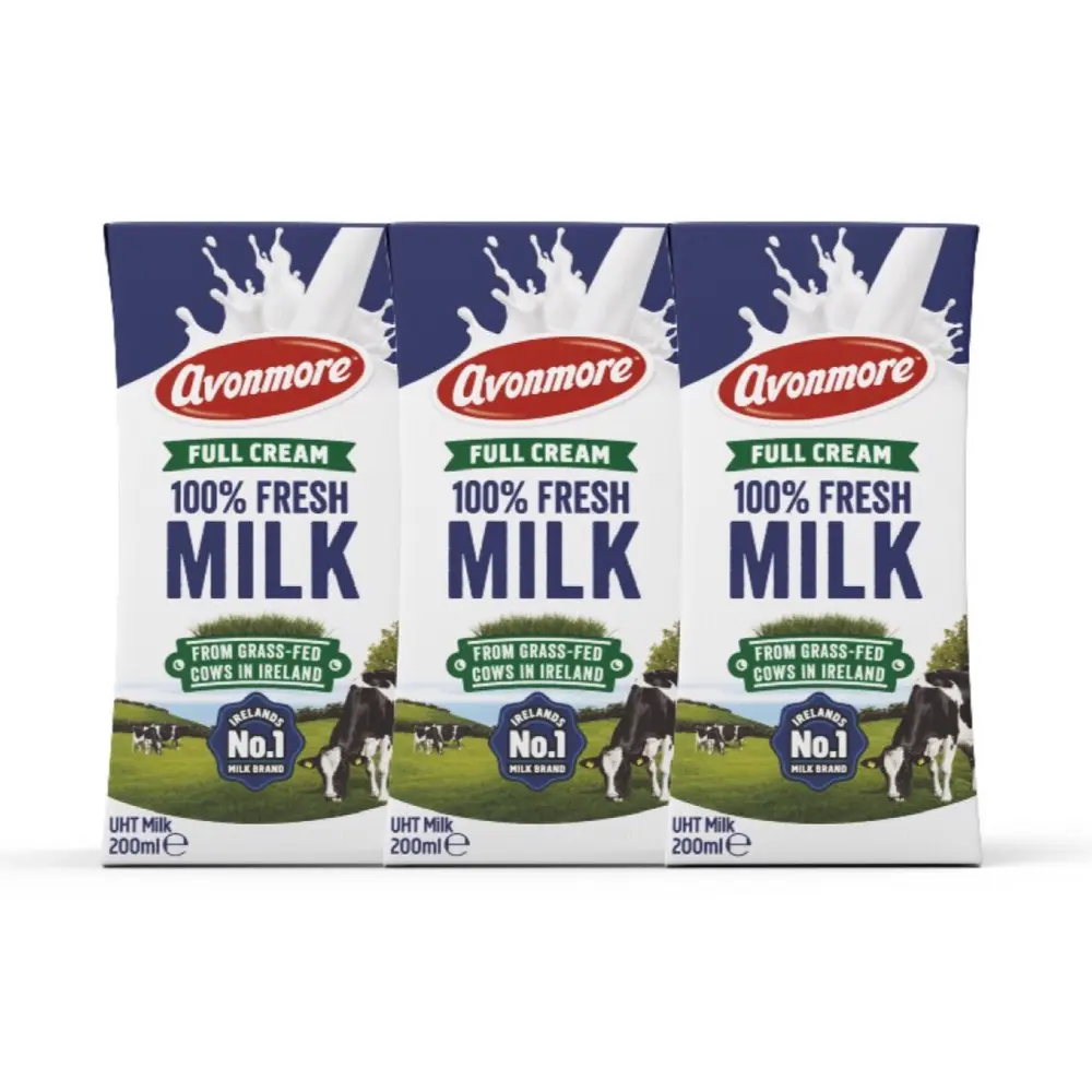 Sữa Tươi Tiệt Trùng Nguyên Kem, Full Cream 100% Fresh Milk (200ml) - AVONMORE