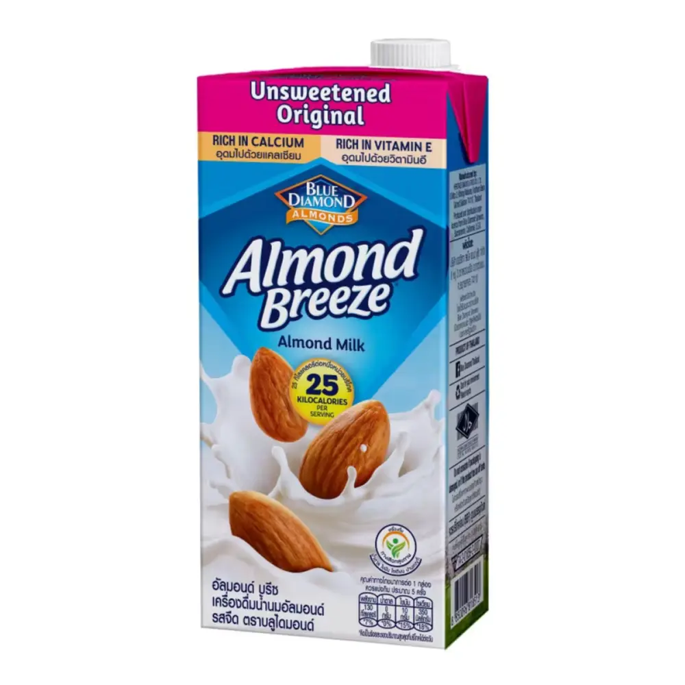 Sữa Hạnh Nhân Không Đường, Almond Breeze, Almond Milk, Unsweetened Original (946ml) - BLUE DIAMOND ALMONDS